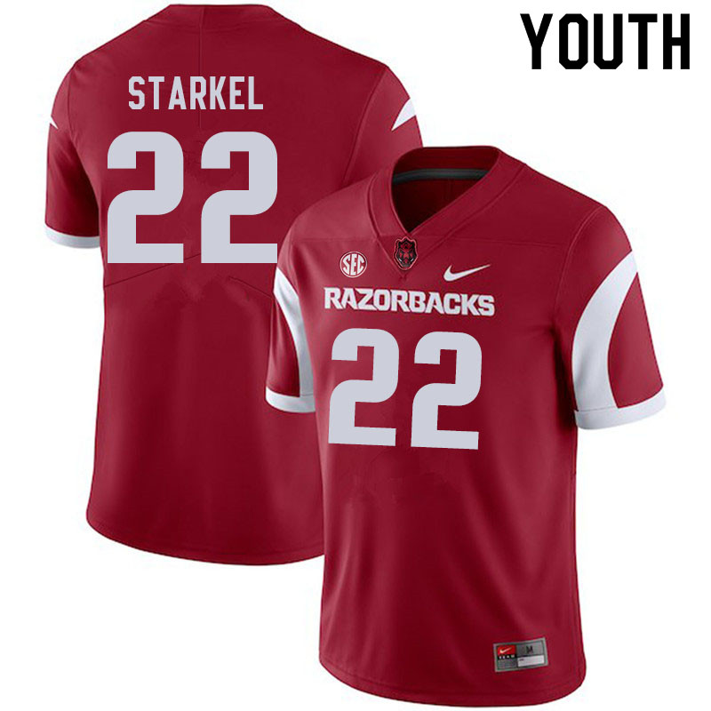 Youth #22 Trelon Smith Arkansas Razorbacks College Football Jerseys Sale-Cardinal